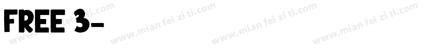 FREE 3字体转换